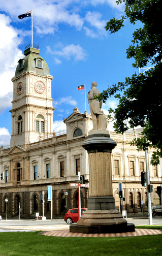 Ballarat CBD with local Lifely NDIS, disability and carer support services available across Ballarat and surrounding areas.